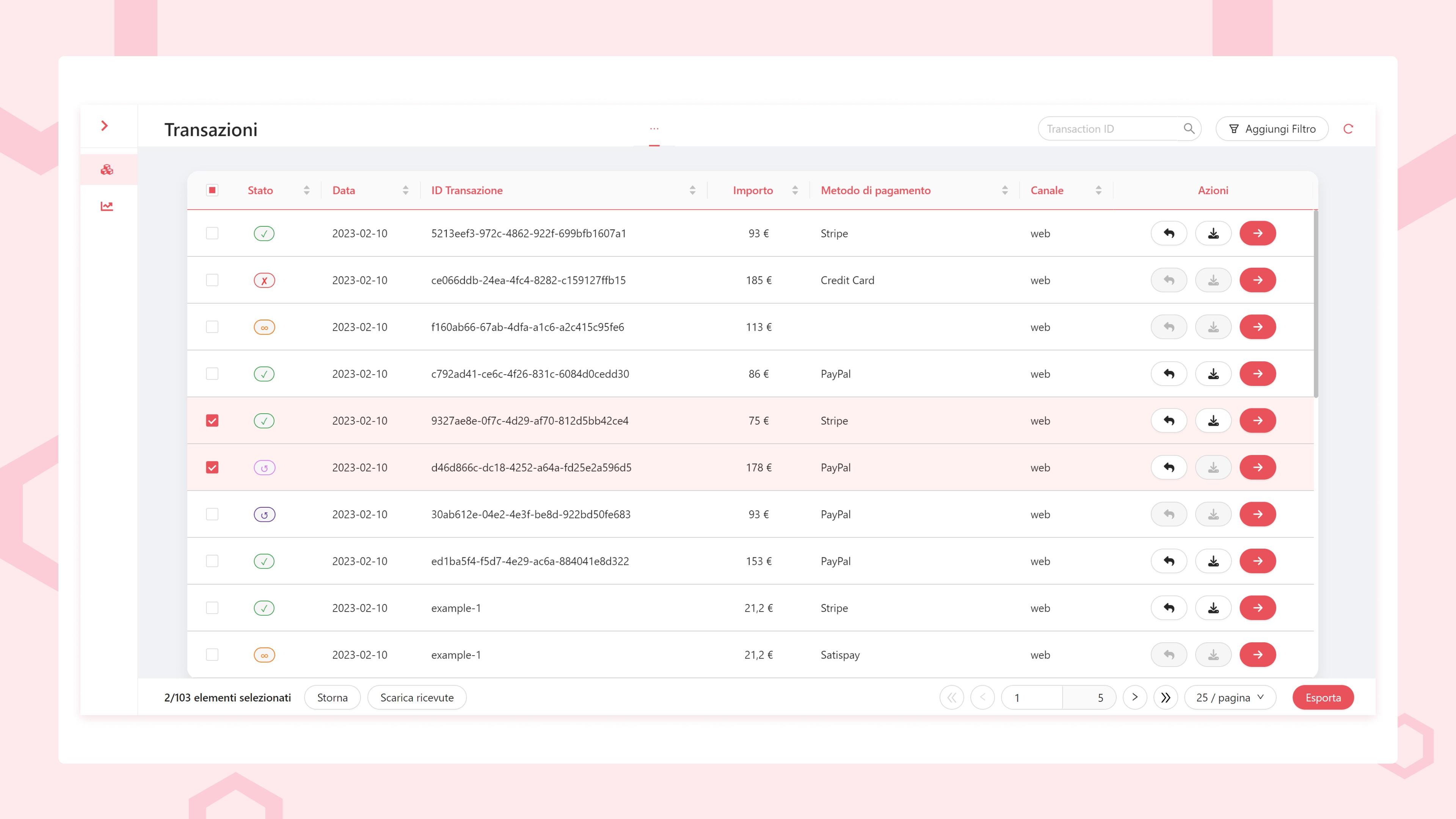 Payment Integration Hub Backoffice