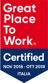 Great Place To Work Certified, November 2018 to October 2019, Italia