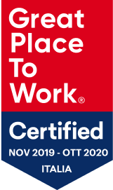 Great Place To Work Certified, November 2019 to October 2020, Italia