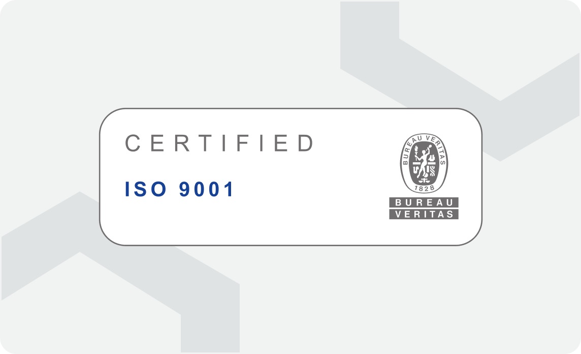 Emblema della certificazione ISO 9001